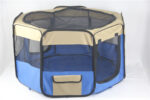Medium Blue Pet Dog Cat Dogs Puppy Rabbit Tent Soft Playpen