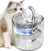 Cat Dog Water Fountain Pet Water Dispenser 1.8L Automatic Drinking Fountain for Cats Kitty Indoor