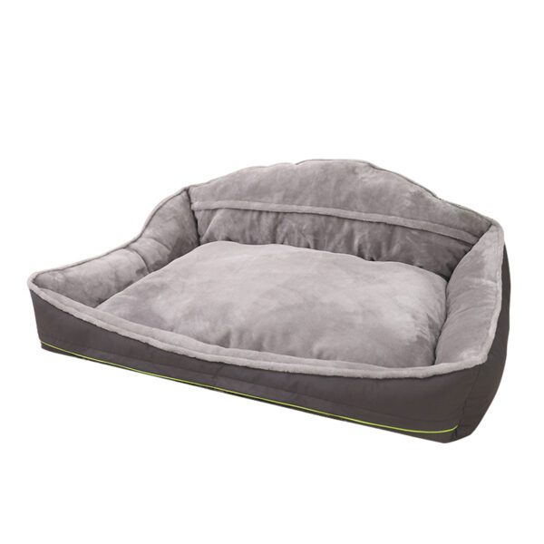 Sofa- Dog Bed Waterproof Washable Soft High Back Comfy Sleeping Kennel L