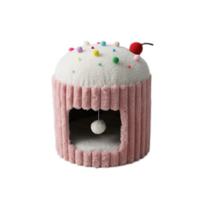 Pink Cupcake Cat House