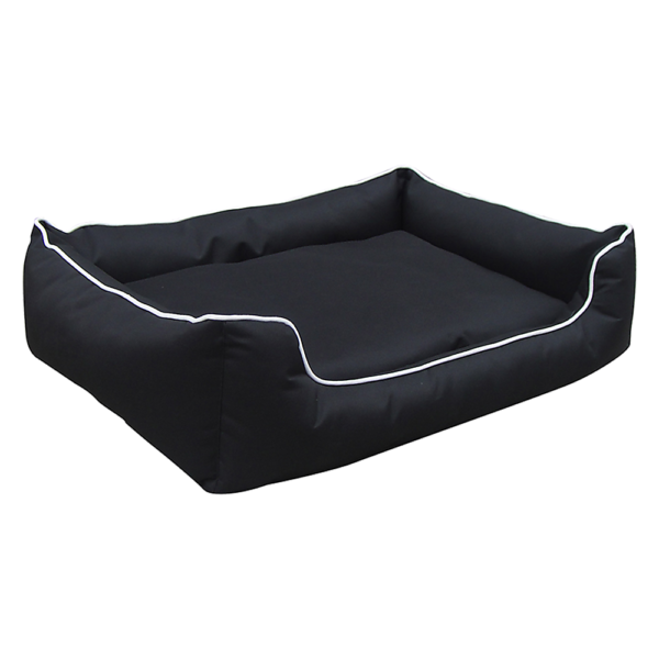 Waterproof Heavy Duty Dog Bed 120x100cm Outdoor Indoor Pet Cushion Black