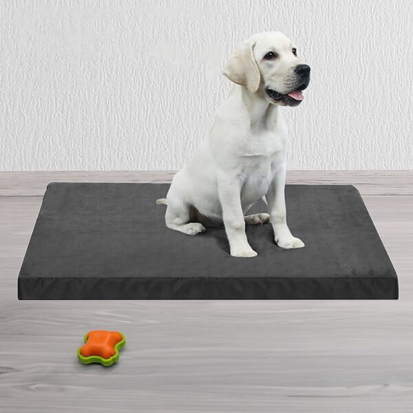 Orthopedic Pet Dog Bed Mattress Therapeutic Joint Pain Comfort 110x85cm Grey