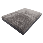 Orthopedic Pet Dog Bed Mattress Therapeutic Joint Pain Comfort 120x90cm Durable Water Resistant Anti Slip Cozy Linter Fabric Sponge Foam Removable Cover Grey