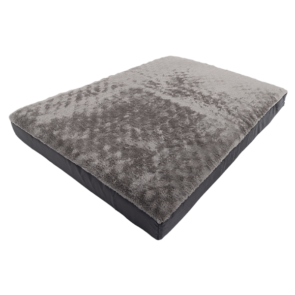 Orthopedic Pet Dog Bed Mattress Therapeutic Joint Pain Comfort 120x90cm Durable Water Resistant Anti Slip Cozy Linter Fabric Sponge Foam Removable Cover Grey
