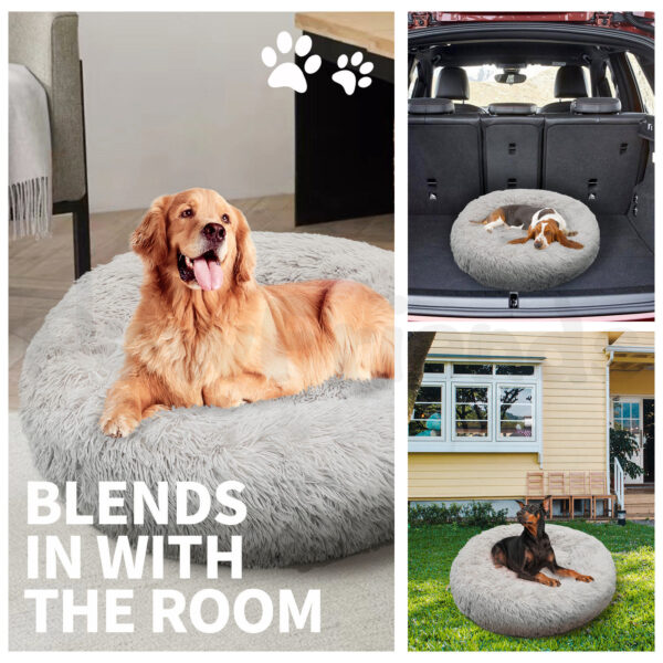 Pawfriends Pet Dog Bedding Warm Plush Round Comfortable Nest Comfy Sleep Kennel  XXL dog bed calming dog bed memory foam dog bed waterproof dog bed puppy bed