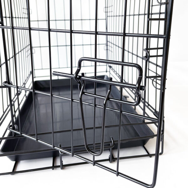 Pawfriends 36" Pet Dog Cage Kennel Metal Crate Enlarged Thickened Reinforced Pet Dog House dog crate puppy cage dog cage large kennel for dog heavy duty dog crate