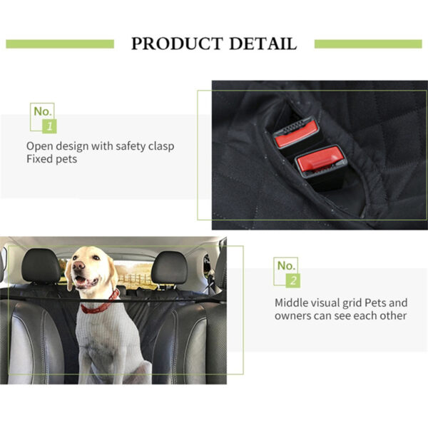 Pawfriends Pet Seat Cover for Dogs Car Back Seat  Anti Dirty Waterproof Pet Hammock Mat dog seat covers dog car hammock back seat cover for dogs dog car protector seat protector for dogs