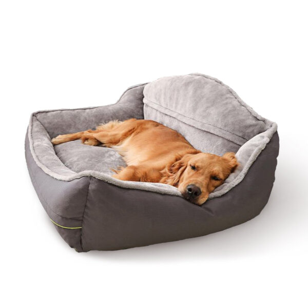 Pawfriends Sofa- Dog Bed Waterproof Washable Soft High Back Comfy Sleeping Kennel M dog bed calming dog bed memory foam dog bed waterproof dog bed puppy bed