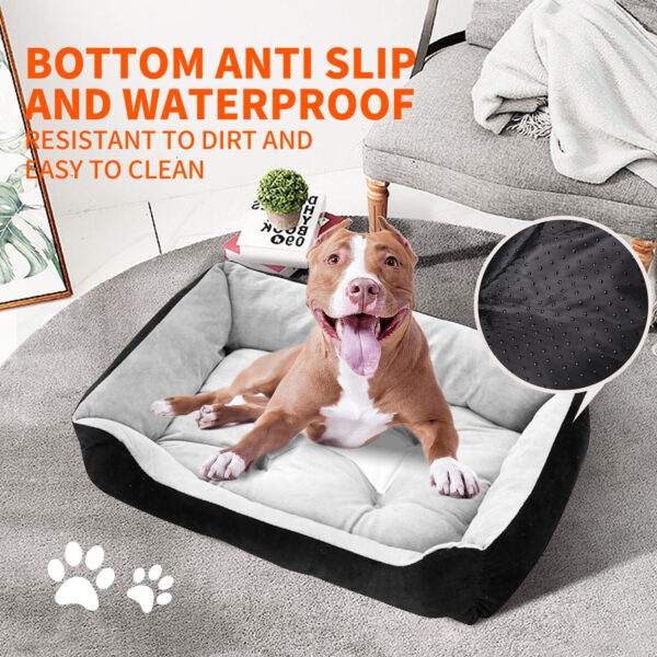 Pawfriends Dog Calming Bed Pet Warm Soft Washable Portable Large Medium-sized Dog Mat XL