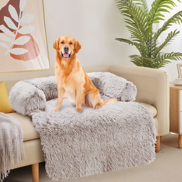 Pawfriends Pet Sofa Bed Dog Calming Sofa Cover Protector Cushion Plush Mat XL dog bed calming dog bed memory foam dog bed waterproof dog bed puppy bed