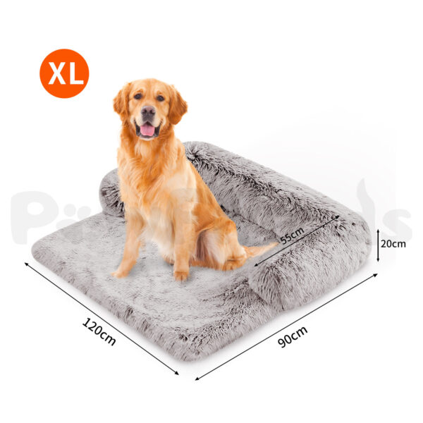 Pawfriends Pet Sofa Bed Dog Calming Sofa Cover Protector Cushion Plush Mat XL dog bed calming dog bed memory foam dog bed waterproof dog bed puppy bed