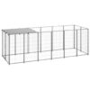 Large Outdoor Dog Kennel Playpen Pet Cage with Water-Resistant UV Roof Steel