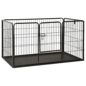 Versatile Puppy Playpen Indoor Outdoor Exercise Training Safe Pet Fence Crate