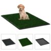 Indoor Dog Potty Training Pad Artificial Grass Pet Toilet Easy Clean Green Mat