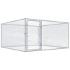 Heavy-Duty Galvanised Steel Outdoor Dog Kennel Secure Lockable Playpen Cage