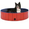Foldable Pet Swimming Pool Durable PVC Anti-Slip Indoor Outdoor Dog Bath Play