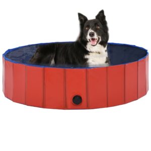 Foldable Pet Swimming Pool Durable PVC Anti-Slip Indoor Outdoor Dog Bath Play