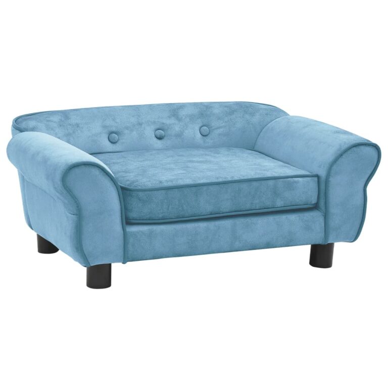 Dog Sofa Turquoise 72x45x30 cm Plush