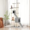 Deluxe Multi-Level Cat Tree Tower with Soft Plush & Sisal Scratch Posts