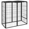 Heavy Duty Dog Playpen Outdoor Indoor Puppy Exercise Barrier Secure Gate Black