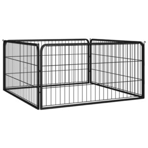 Heavy Duty Dog Playpen Outdoor Indoor Puppy Exercise Barrier Metal Fence Crate