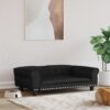 Dog Bed Black 95x55x30 cm Velvet