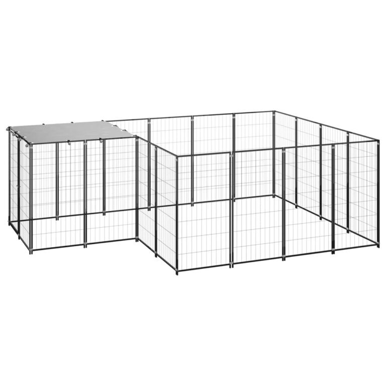 Outdoor Large Dog Kennel Playpen Pet Cage Enclosure with Water-Resistant Roof