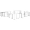 Dog Kennel Silver 25.41 m² Steel