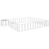 Dog Kennel Silver 37.51 m² Steel