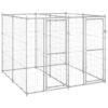 Outdoor Dog Kennel Galvanised Steel 4.84 m²