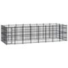 Outdoor Dog Kennel Steel 22.12 m²