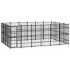 Outdoor Dog Kennel Steel 22.12 m²