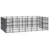 Outdoor Dog Kennel Steel 25.8 m²