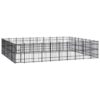 Outdoor Dog Kennel Steel 73.73 m²