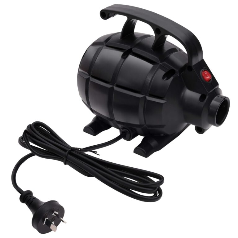 High Volume Low Pressure Electric Air Pump for Yoga Mats SUP Boards Black