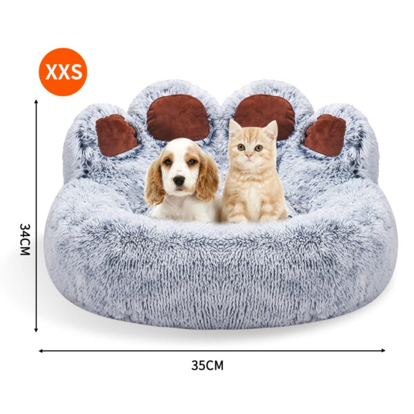 Pawfriends Cute  Paw Pets Bed Cushion Soft Warm Dog Bed Kennel Mat Blanket Washable Bed Dog Bed Cat Bed