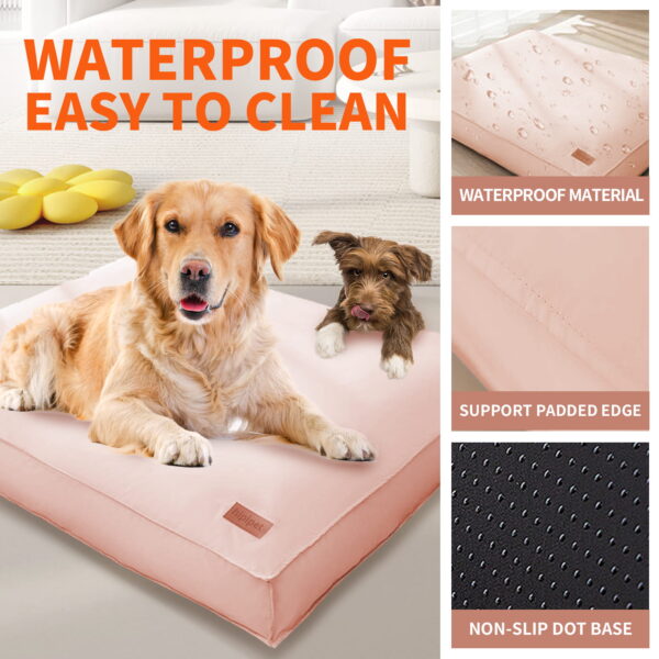 Pawfriends Pet Dog Calming Warm Washable Waterproof Sleeping Cushion Comfortable Mattress L Pet Mat  Pet Bed