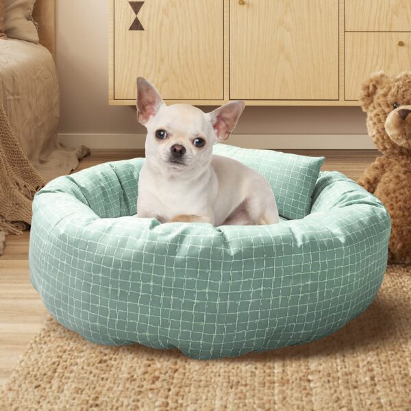 Pawfriends Pet Dog Cat Beds Warm Bed Round Cotton Cushion General Purpose For Dogs And Cats Pet Dog Cat Bed  Puppy Round  Cotton Nest  Soft Warm  Sleeping Kennel Mat