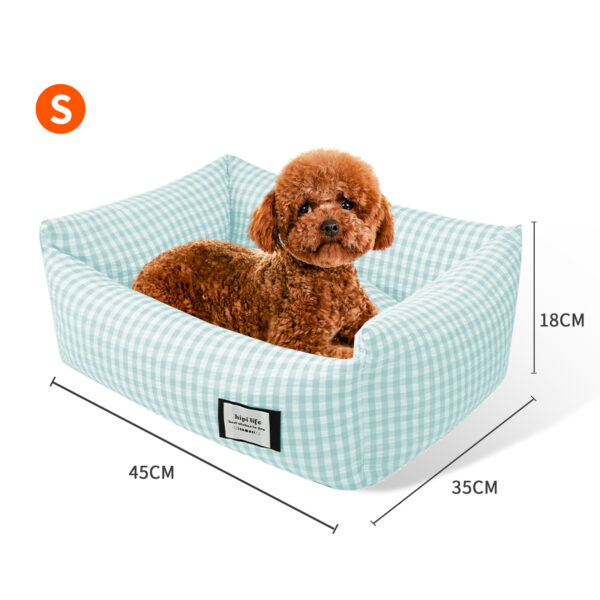 Pawfriends Rectangle Pet Dogs Bed for Large Medium Small Dogs Removable Washable Dog kennel Pet Sleeping Kennel  Washable Dog Bed  Comfortable  Breathable  Warm Dog Kennel