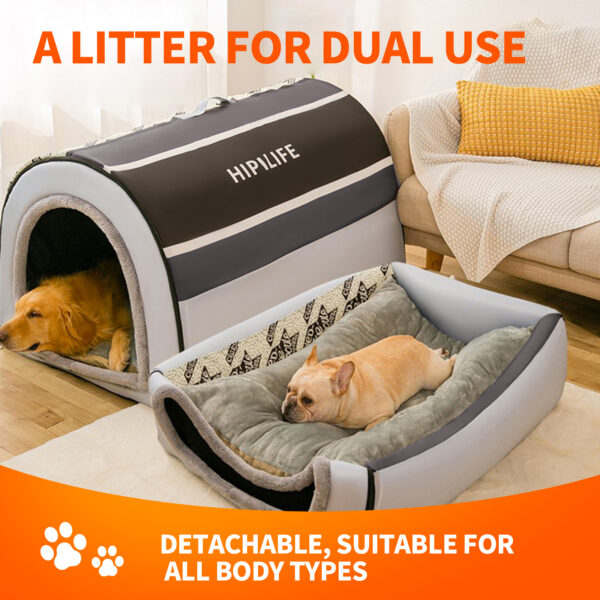 Pawfriends One Nest Both Purposes Pet Dog Tent Fully Enclosed Removable Washable Dog Kennel One Nest Both Purposes  Pet Dog Tent  Fully Enclosed  Removable Washable  Dog Kennel