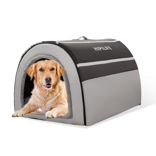 Pawfriends One Nest Both Purposes Pet  Fully Enclosed Dog Tent Zippered Detachable Dogs Bed One Nest Both Purposes  Pet Dog Tent  Fully Enclosed  Removable Washable  Dog Kennel