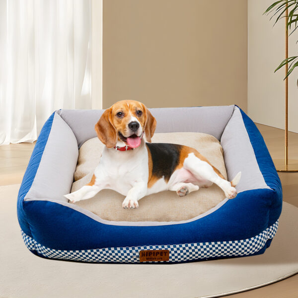 Pawfriends Pet Calming Bed Soft Warm Cat Dog Nest Removable Washable Cushion Simple Clean L