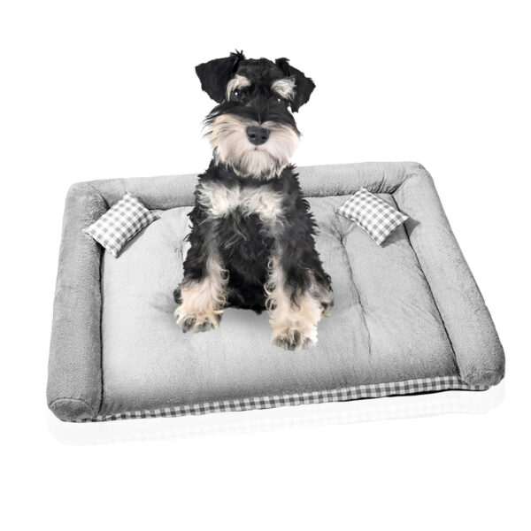 Pawfriends Pet Calming Bed Dogs Cat Sleeping Kennel Super Soft Mat Pad Warm Detachable Nest
