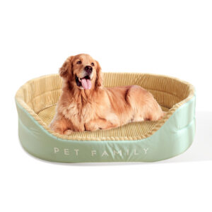 Pawfriends XL Large Pet Bed Dog Cat Calming Sleeping Bed Comfy Warm Cave Washable Mat Khaki Dogs Beds  Cats Bed  Washable  Soft Comfy  Calming