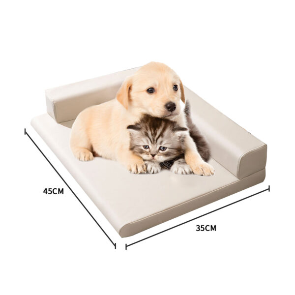 Pawfriends Soft Warm Pet Dog Cat Sofa Bed Indoor Bed Washable with Detachable Zipper Design