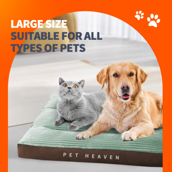 Pawfriends Striped Design Pet Calming Bed Mat with Removable Washable Cover for Dog and Cat Striped Pet Bed Mat  Removable Washable Cover  Dog and Cat