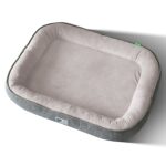 Pawfriends Large Dog Bed Pet Cushion Soft Warm Kennel Blanket Nest Detachable Washable Grey Pets Comfort  All-Round Restful Sleep Pet kennel