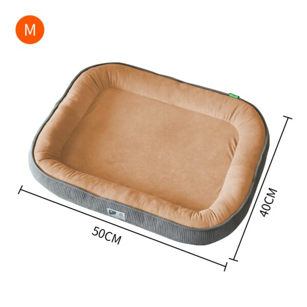 Pawfriends Dog Bed Pet Cushion Rectangle Detachable And Washable No Collapse Dogs Kennel M Pets Comfort  All-Round Restful Sleep Pet kennel