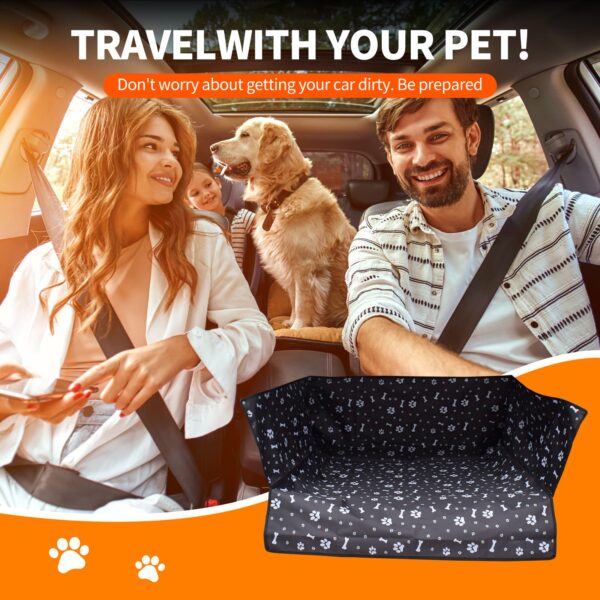 Pawfriends Premium Pet Back Car Seat Cover Waterproof Hammock NonSlip Protector Mat Cat Dog Pet Car Seat Cover
