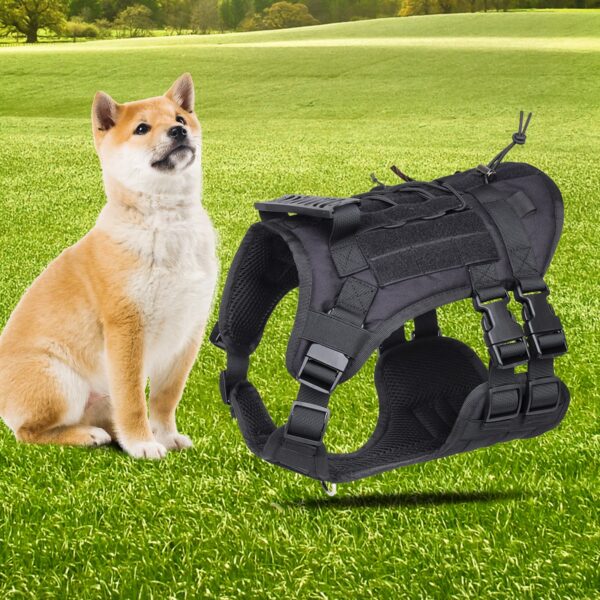 Pawfriends Dogs Traction Rope Back Vest Black Chest Strap with Matching Dog Poop Bag Set AU Dogs Traction Rope  Back Vest  Black Chest Strap  Matching Dog Poop Bag Set